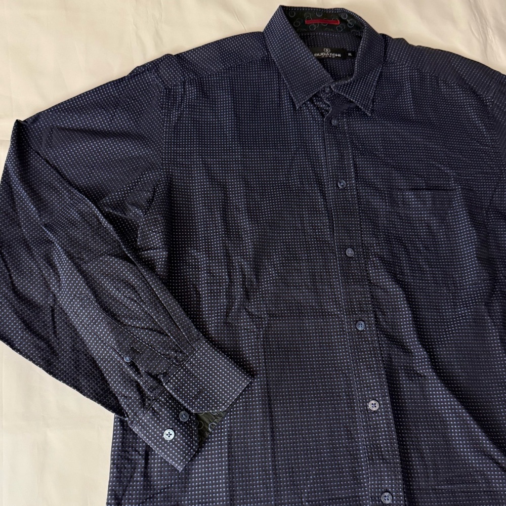 Bugatchi Uomo Patterned Long Sleeve Button Down S… - image 2